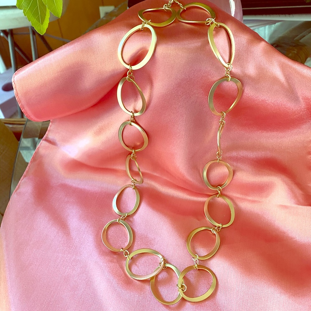 Premier Designs Trendy Goldtone Necklace